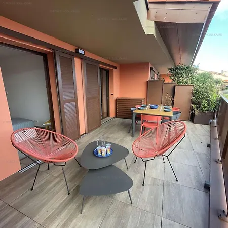 4terimp-a02 T3 Neuf Avec Terrasse Climatisation Parking * Collioure